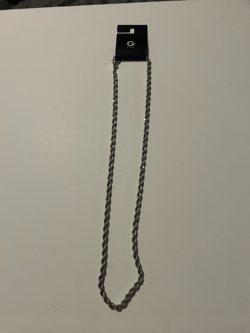 Guess Chain Silver Necklace Fashion Jewelry NWT Unisex